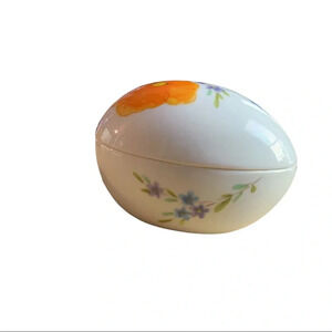 Mikasa Dancing Flowers Bone China Egg Decor A8275